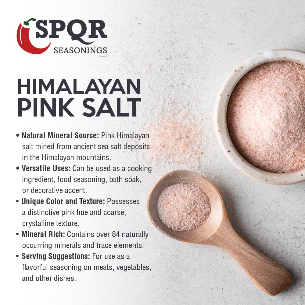 Himalayan Pink Salt Fine Grain - SPQR Seasonings