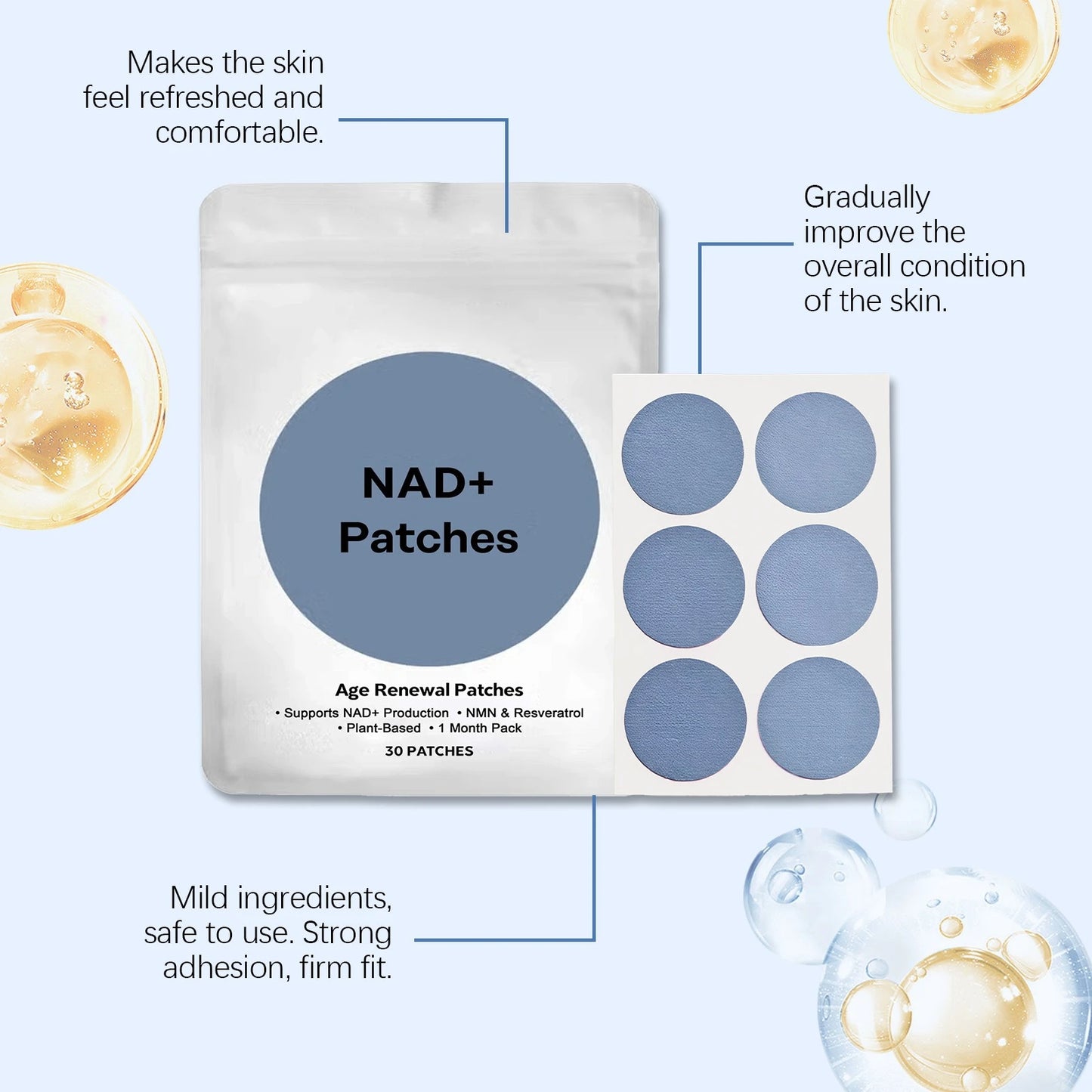 NAD+ Patches