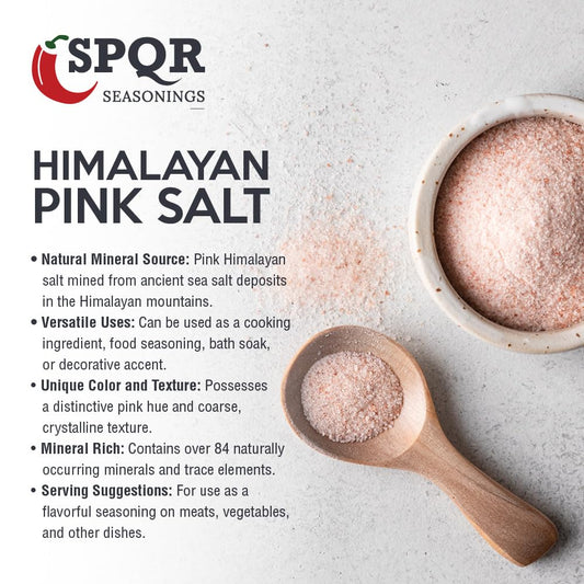 Himalayan Pink Salt Fine Grain - SPQR Seasonings
